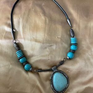 Turquoise Statement Necklace